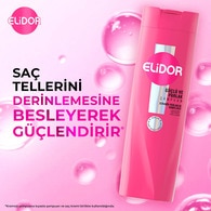 Elidor Superblend Saç Bakım Şampuanı Güçlü ve Parlak E Vitamini Makademya Yağı Kolajen 400 ml