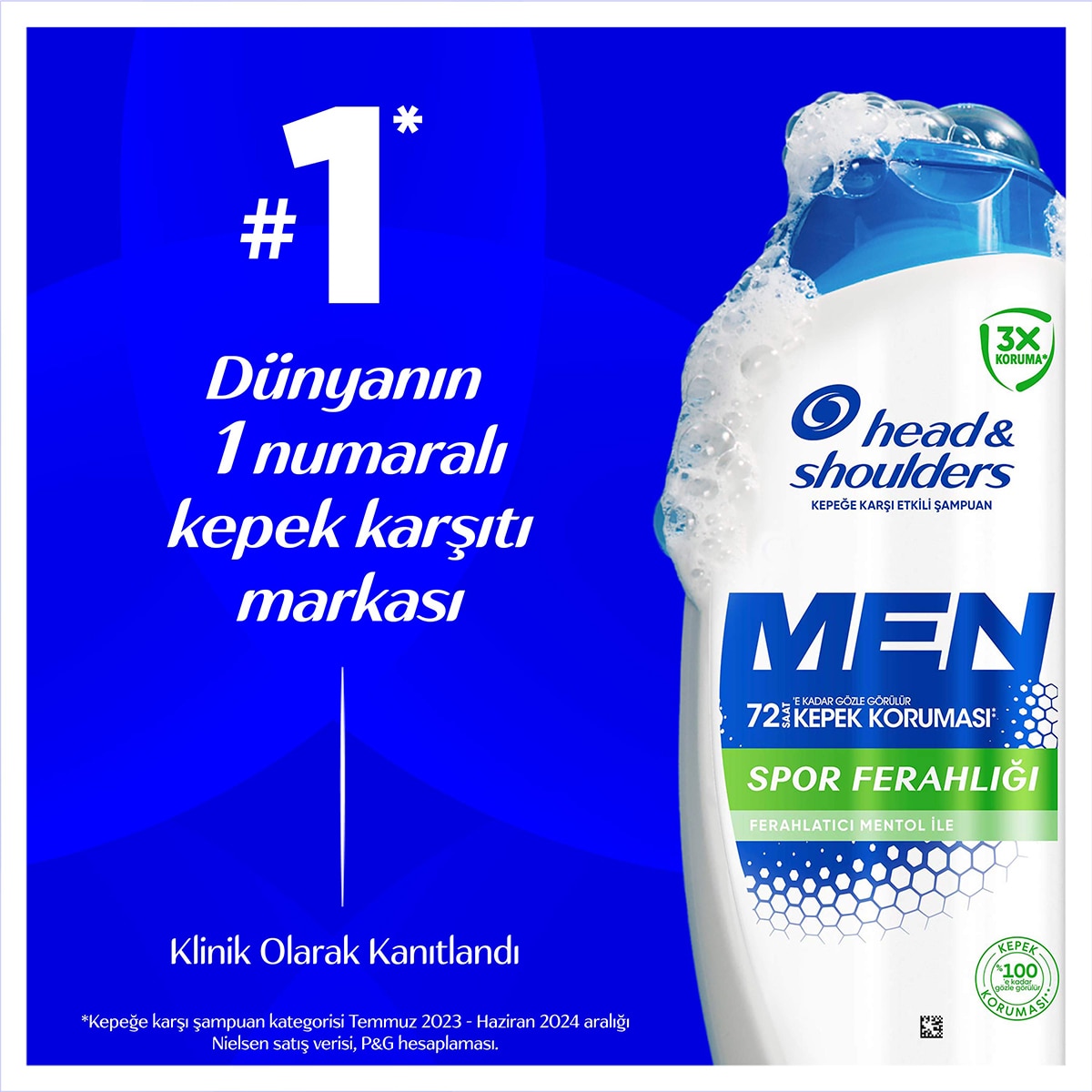 HEAD&SHOULDERS HEAD&SHOULDERS Head & Shoulders Şampuan Ultra Spor Ferahlığı 330 ml  1 of 10 
