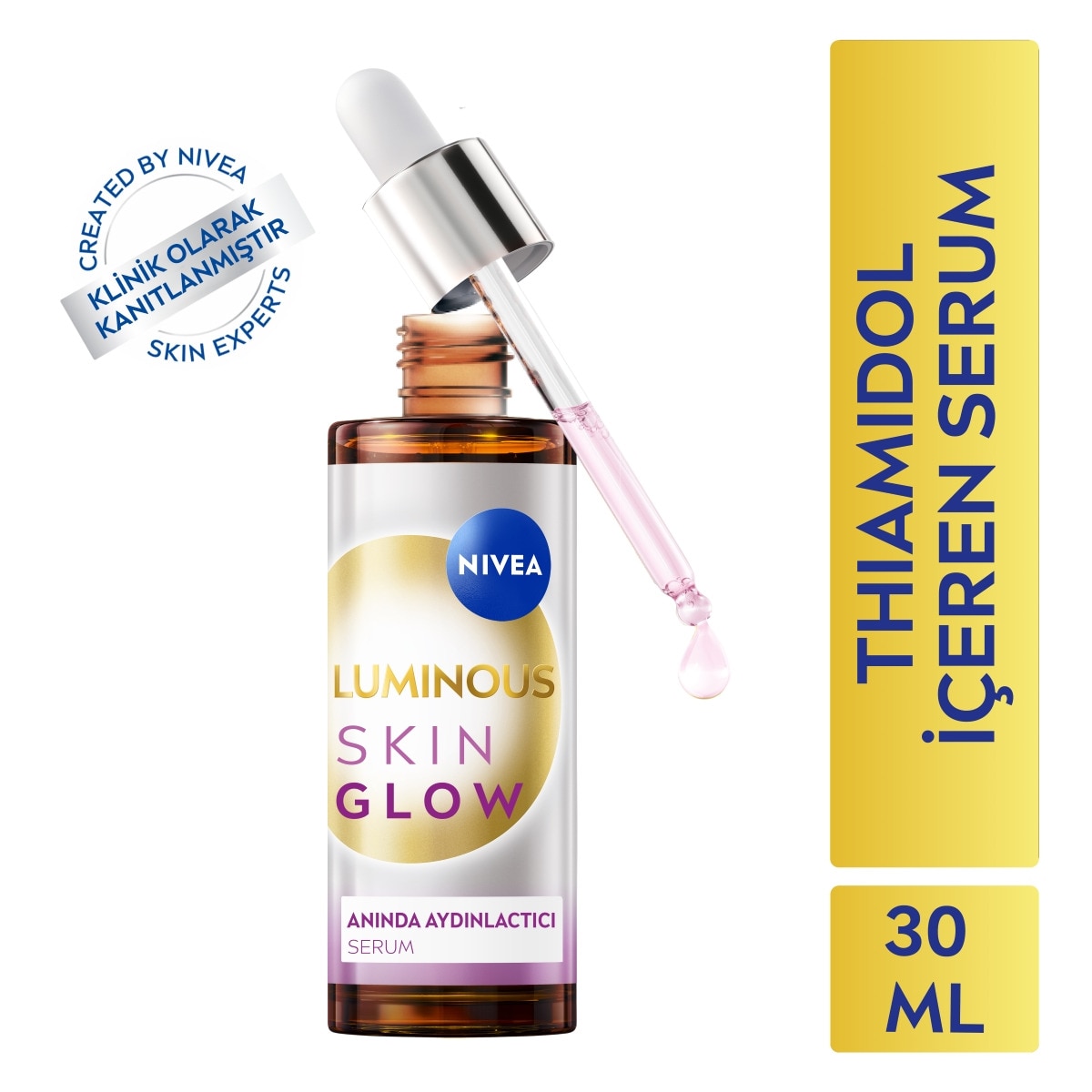  NIVEA VISAGE NIVEA VISAGE Nivea Luminous630 Skin Glow Anında Aydınlatıcı Serum 30 ml, Eşit Cilt Tonu  1 of 1 Nivea Luminous630 Skin Glow Anında Aydınlatıcı Serum 30 ml, Eşit Cilt Tonu