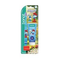  BANAT BANAT Banat Şirinler Smurfs Lisanslı Ağız Bakım Seti (Diş Macunu 25 ml + Diş Fırçası + Kep) 