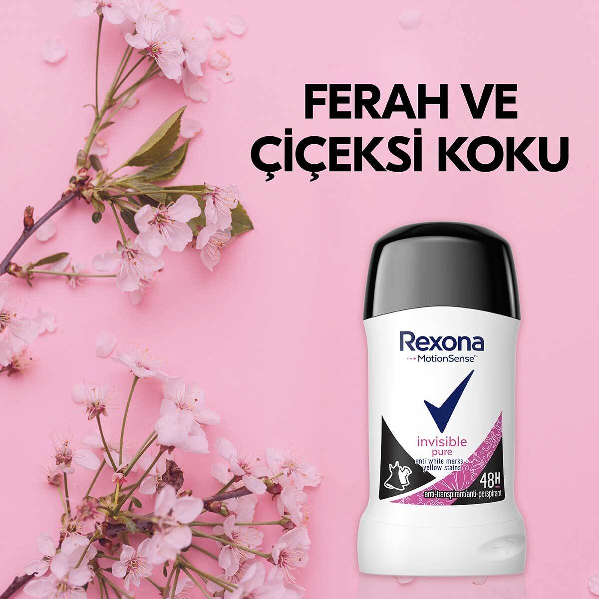  REXONA REXONA Rexona MotionSense Kadın Stick Deodorant Invisible Pure 40 ml  1 of 8 