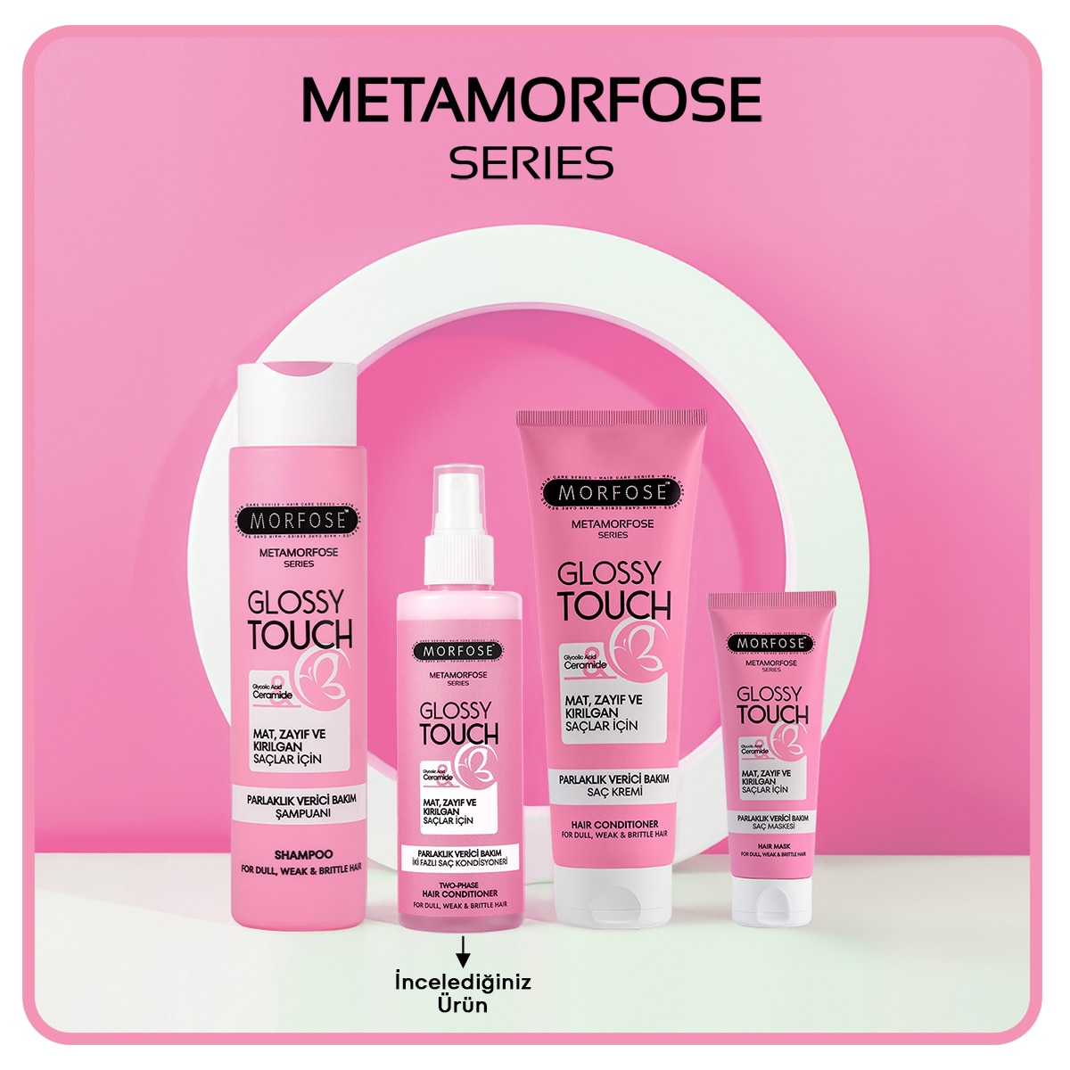  MORFOSE MORFOSE Morfose Metamorfose Parlaklık Verici Bakım İki Fazlı Saç Kondisyoneri 200 ml  1 of 7 