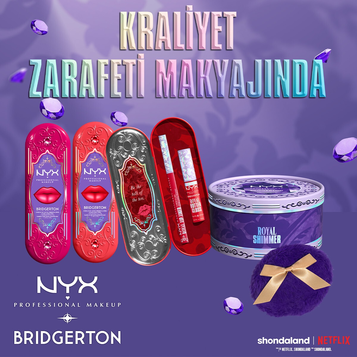 NYX Nyx Professional Makeup Bridgerton Royal Dudak Kombo Kiti 04