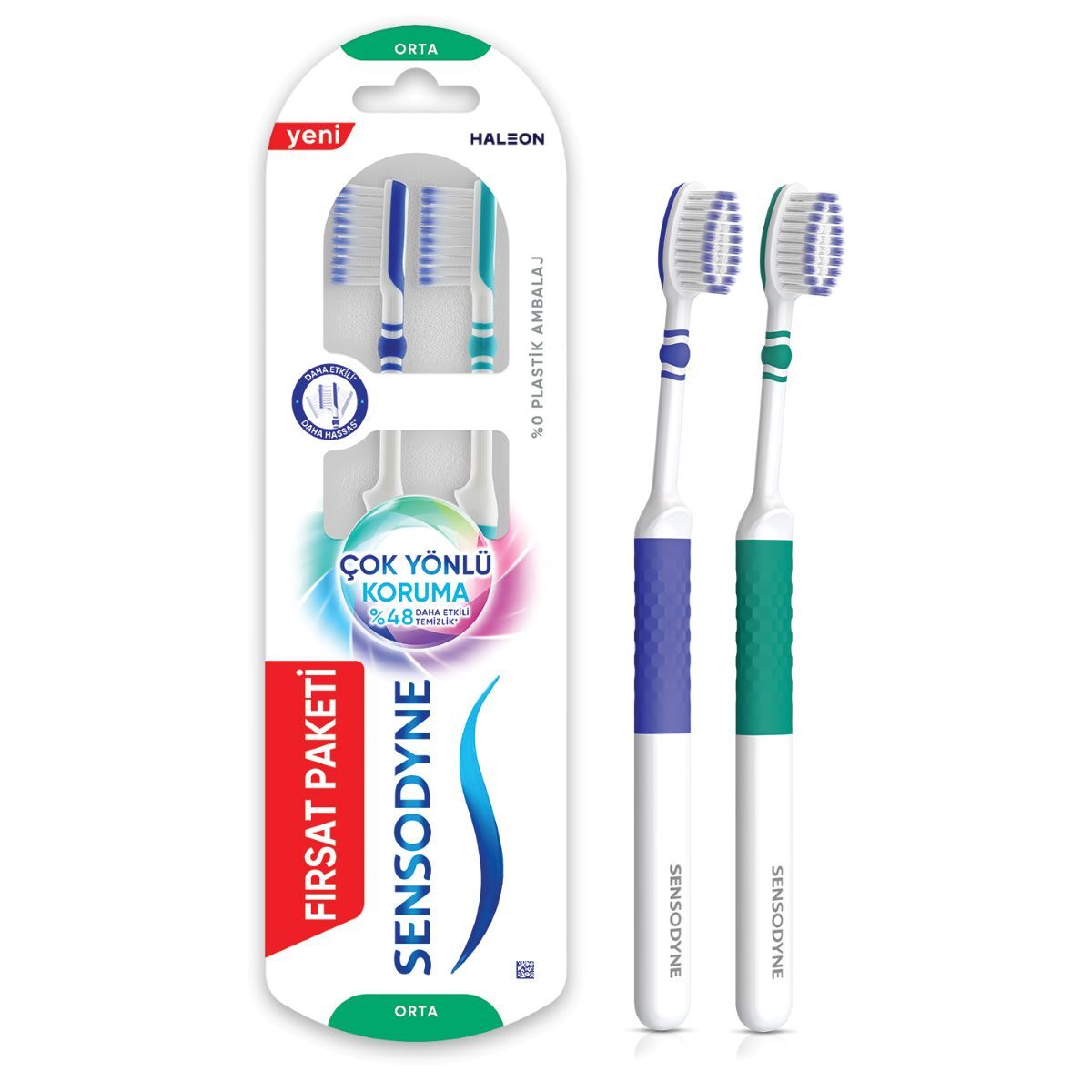 SENSODYNE SENSODYNE Sensodyne Çok Yönlü Koruma Diş Fırçası 1+1 1 of 8