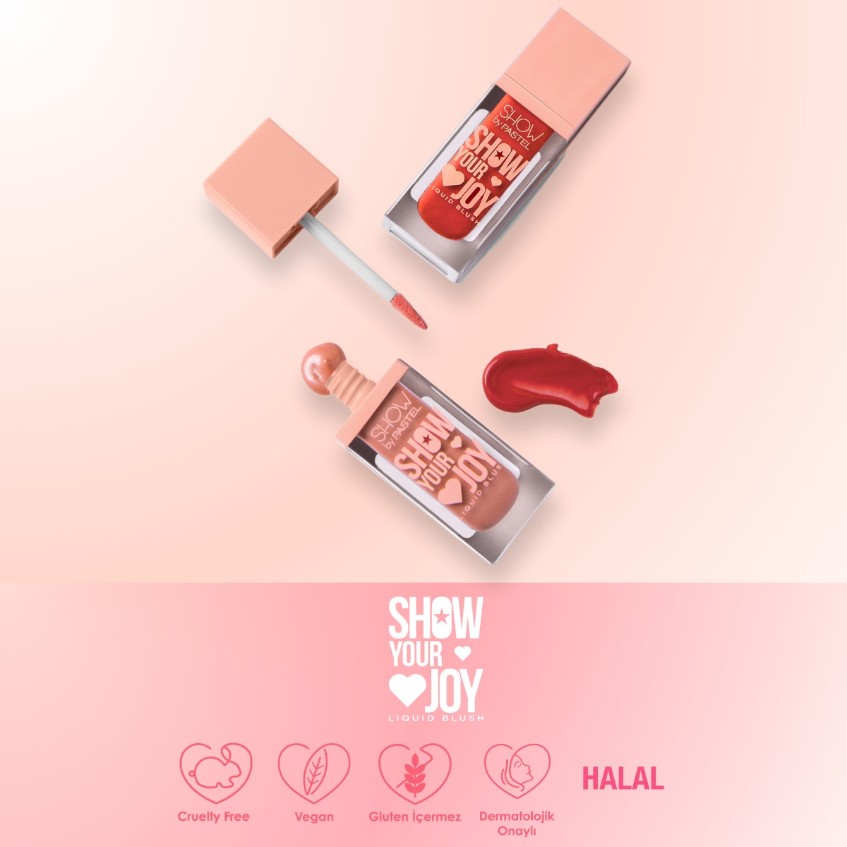  undefined SHOW BY PASTEL Show By Pastel Show Your Joy Liquid Blush Likit Allık 57  1 of 7 
