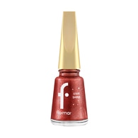  FLORMAR FLORMAR Flormar Star Shine Yoğun Pigmentli Metalik Oje No: 44 Scarlet Sparkle  1 of 5 