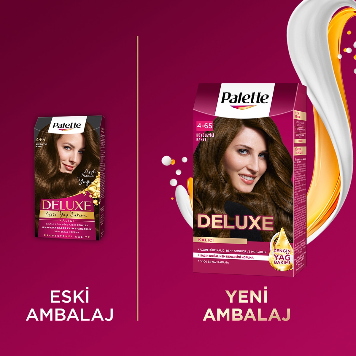PALETTE PALETTE Palette Deluxe Saç Boyası 4-65 Büyüleyici Kahve 1 of 11