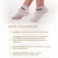  MJCARE MJCARE Mjcare Ayak Peeling Nemlendirici Çorap Maske 2'li Set 50 g  1 of 6 