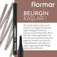 Flormar Brow Micro Filler Keçe Uçlu Kaş Doldurma Kalemi No: 001