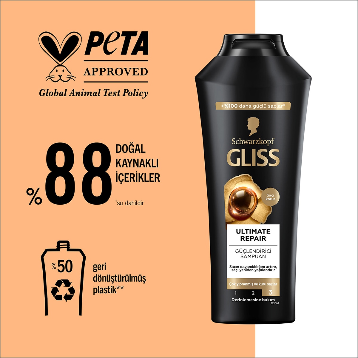  GLISS GLISS Gliss Şampuan Ultimate Repair 400 ml  1 of 7 