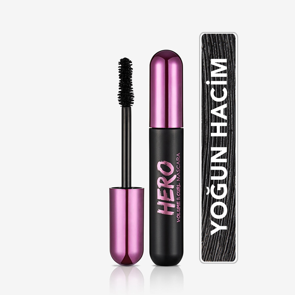  FLORMAR FLORMAR Flormar Hero Kıvırıcı ve Dolgunlaştırıcı Maskara Siyah  Flormar Hero Kıvırıcı ve Dolgunlaştırıcı Maskara Siyah
