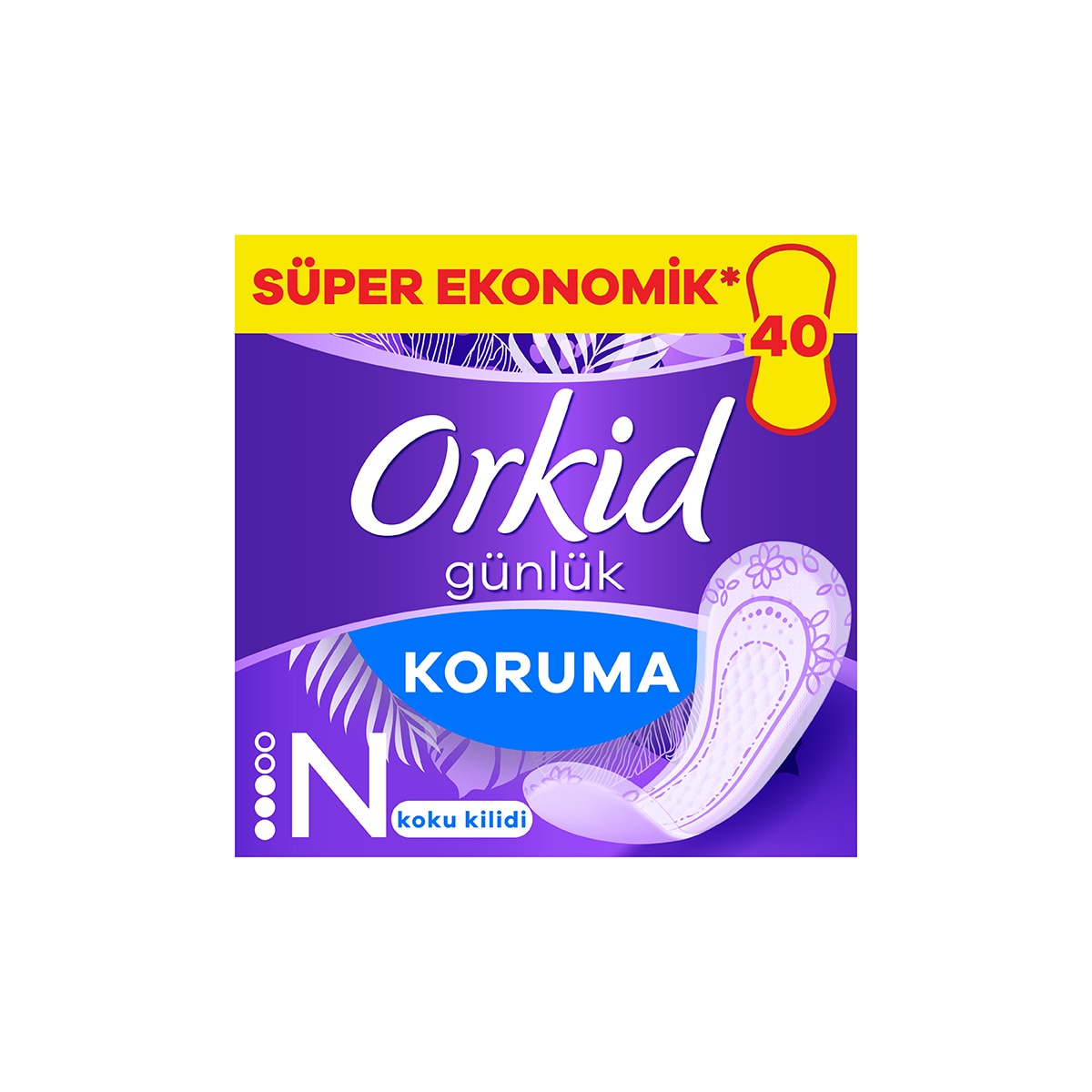 ORKID ORKID Orkid Günlük Ped Eko Normal 40 Adet 1 of 10