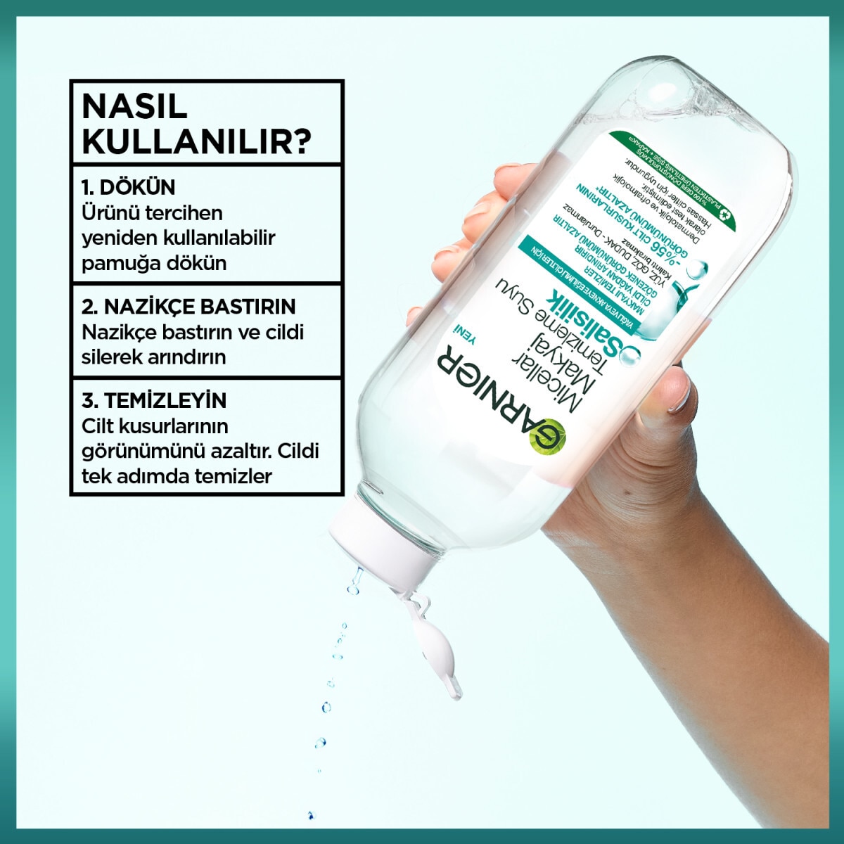  GARNIER GARNIER Garnier Salisilik Asit Micellar Makyaj Temizleme Suyu 400 ml  1 of 11 