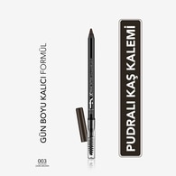  FLORMAR FLORMAR Flormar Extreme Tattoo Pudra Bitişli Kaş Kalemi No: 003 Dark Brown 