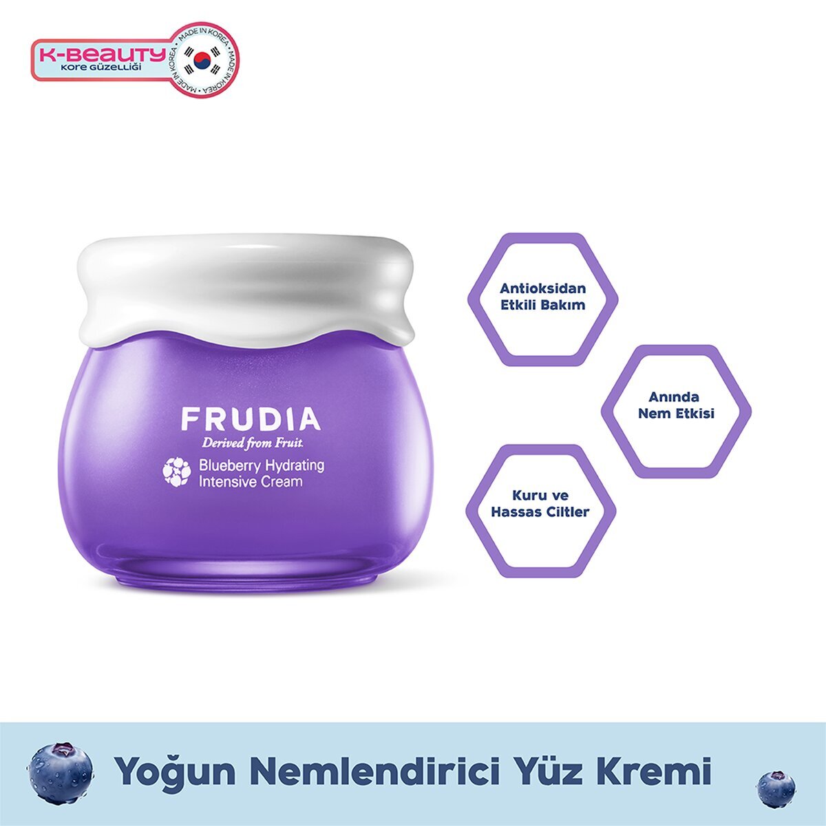 FRUDIA FRUDIA Frudia Blueberry Yoğun Nemlendirici Krem 55 g 1 of 3