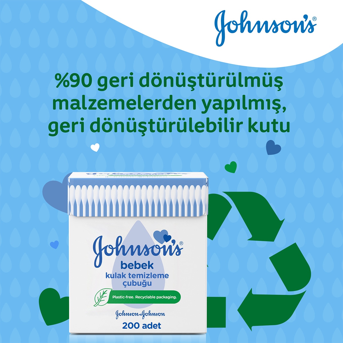  JOHNSON'S JOHNSON'S Johnson's Bebek Kulak Çubuğu 200 Adet  1 of 6 
