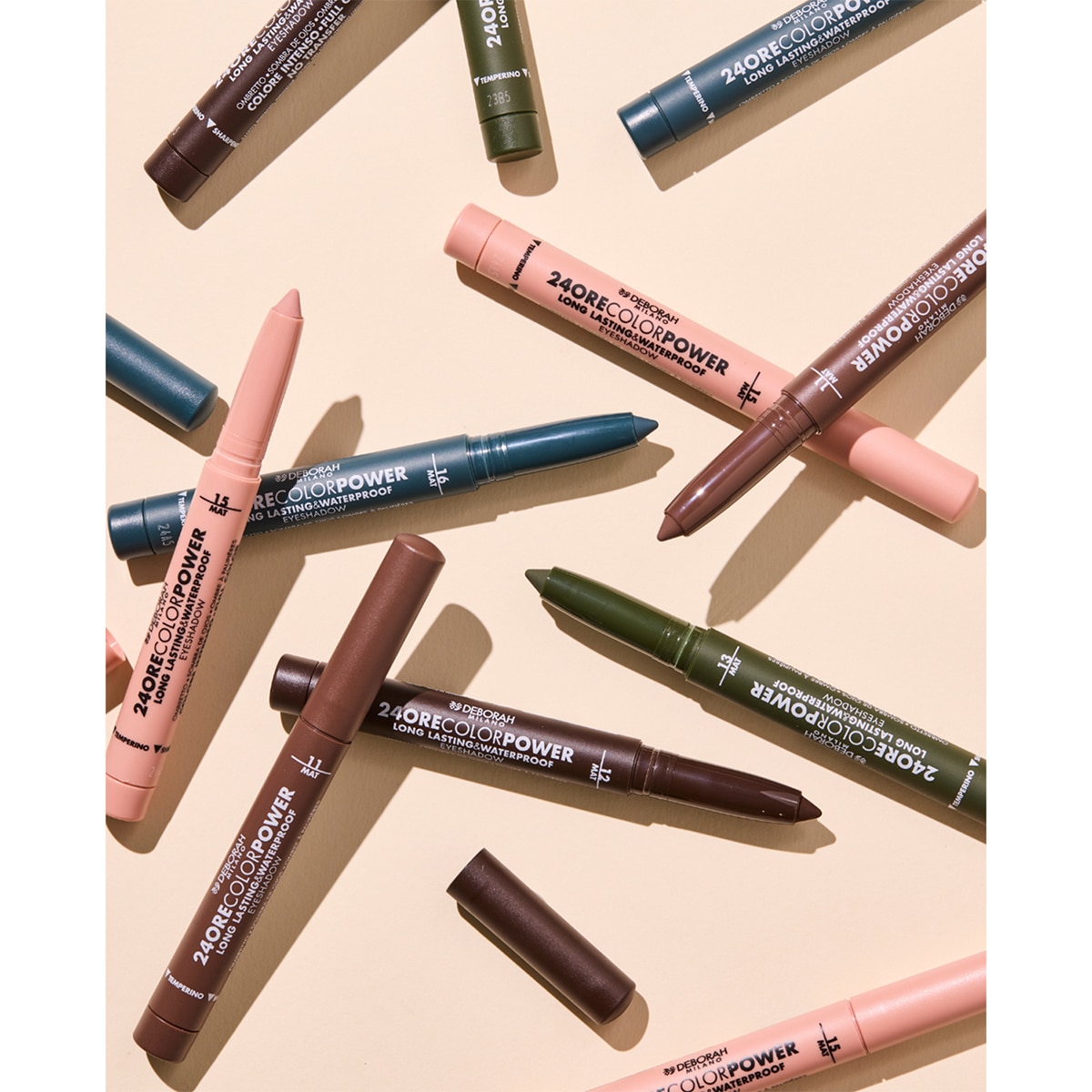 DEBORAH DEBORAH Deborah Milano 24Ore Color Power Uzun Süre Kalıcı & Suya Dayanıklı Stick Far Brown 1 of 4