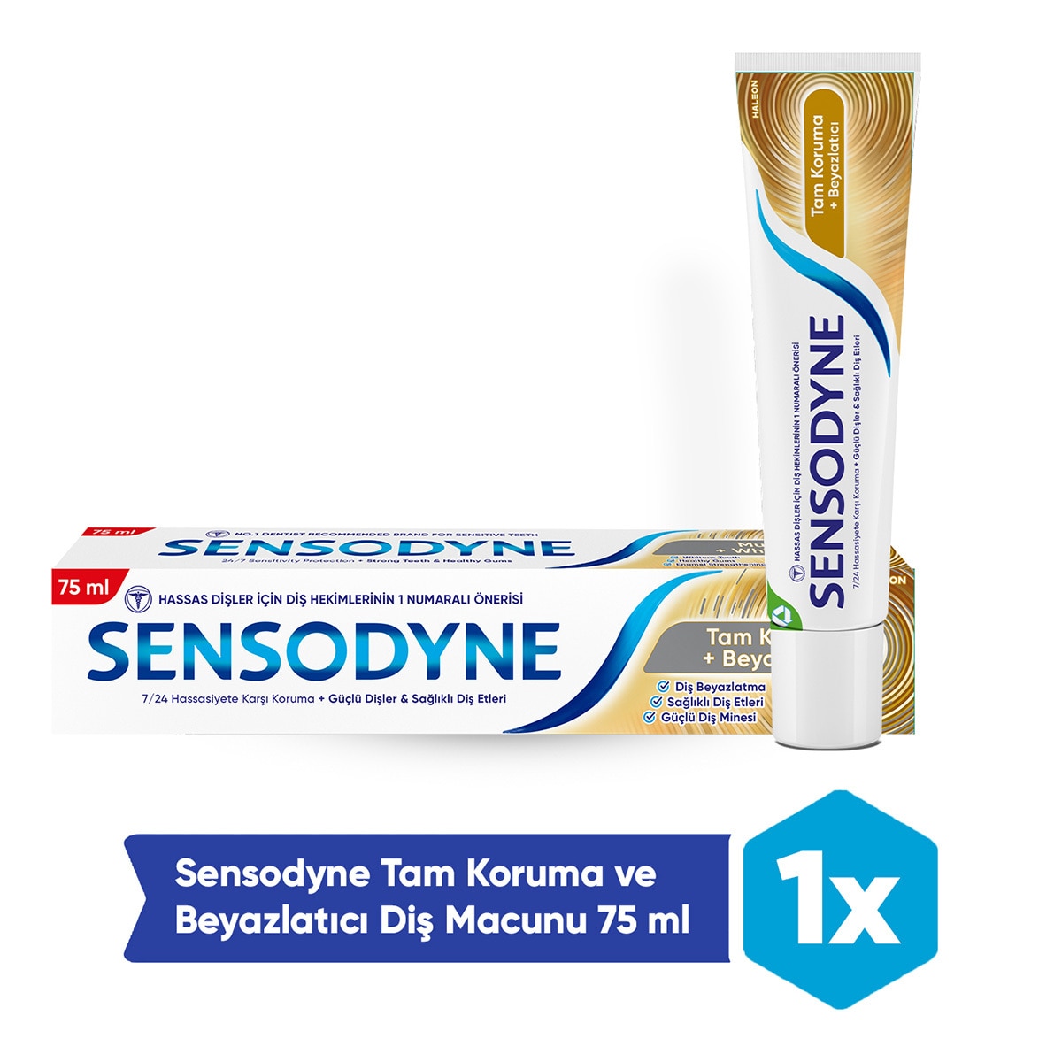 PARODONTAX PARODONTAX Parodontax Tam Koruma Beyazlatıcı Diş Macunu 75 ml 1 of 8