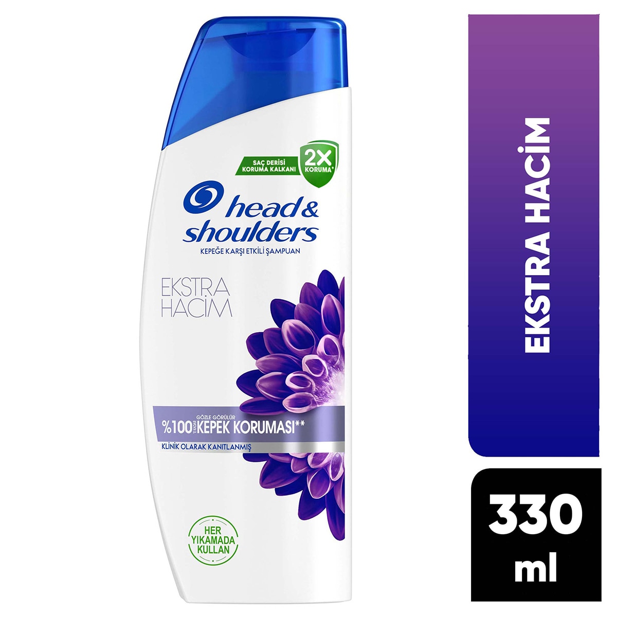 HEAD&SHOULDERS HEAD&SHOULDERS Head&Shoulders Ekstra Hacim Kepek Karşıtı Günlük Kullanım Şampuan 330 ml 1 of 1 Head&Shoulders Ekstra Hacim Kepek Karşıtı Günlük Kullanım Şampuan 330 ml