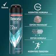 Rexona Men Erkek Sprey Deodorant Xtra Cool 72 Saat Kesintisiz Üstün Koruma 150 ml