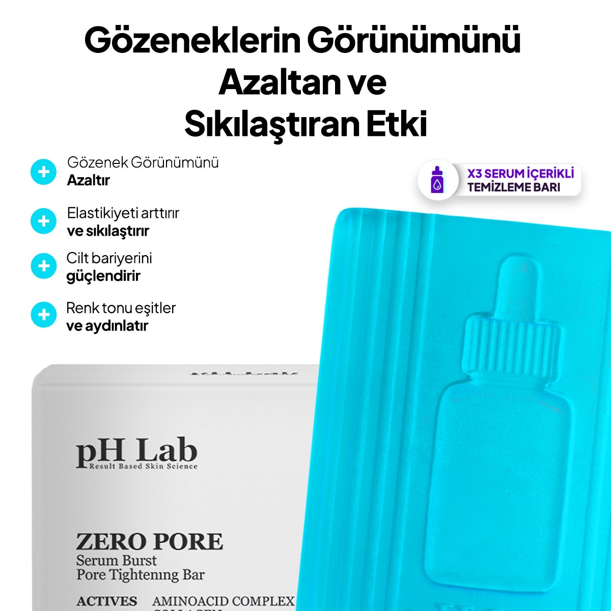  PH LAB PH LAB Ph Lab Zero Pore Temizleme Bar 50 ml  1 of 7 