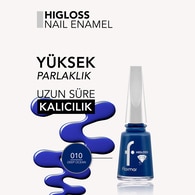  FLORMAR FLORMAR Flormar Higloss Oje Ne-010 Deep Ocean  