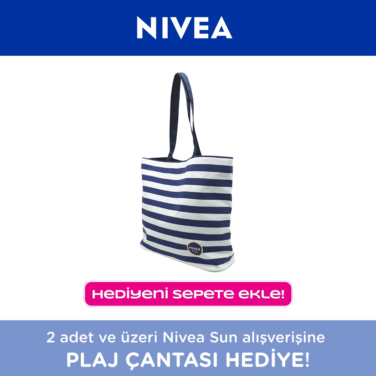  NIVEA SUN NIVEA SUN NIVEA PLAJ ÇANTASI - LACİVERT  1 of 2 