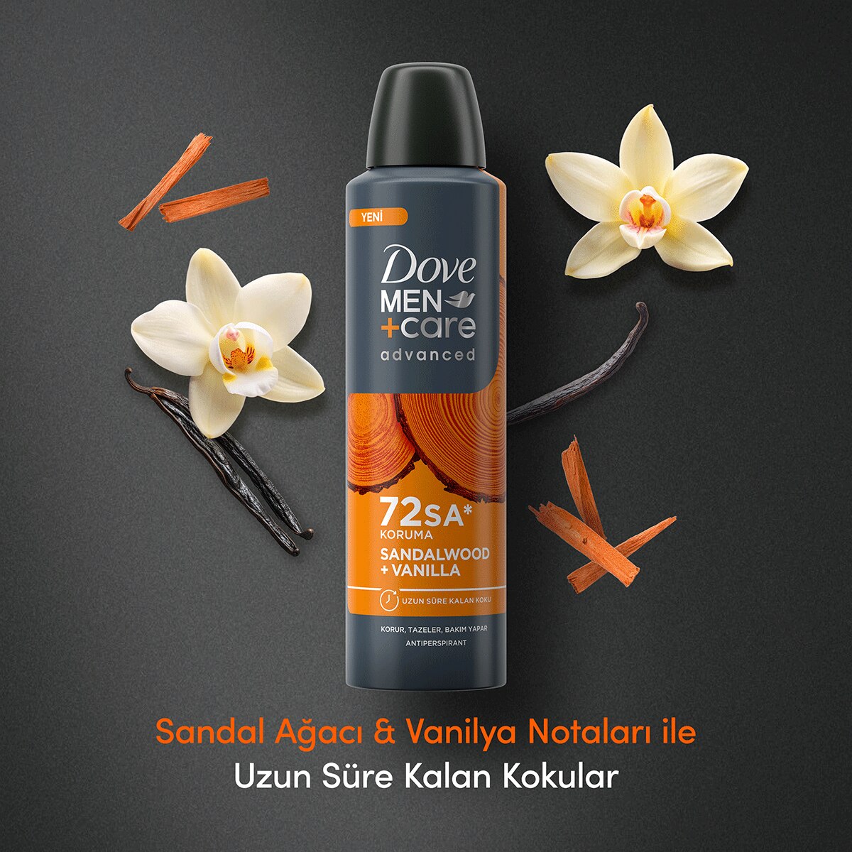  DOVE DOVE Dove Men Sandalwood & Vanilya Deodorant 150 ml  1 of 10 