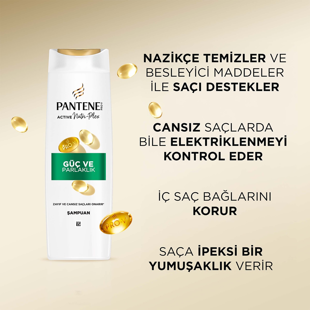  PANTENE PANTENE Pantene Şampuan Güç Ve Parlaklık 625 ml  1 of 4 