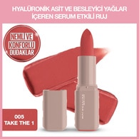 Maybelline New York Serum Etkili Hyaluronik Asit ve Besleyici Yağ İçeren Ruj Satin Take The 1 005