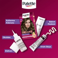 Palette Deluxe Yoğun Renkler Saç Boyası 7-3 Küllü Yoğun Kumral
