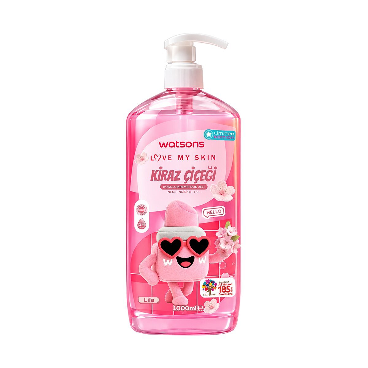 WATSONS WATSONS Watsons Kremli Duş Jeli Kiraz Çiçeği Özel Seri 1 lt 1 of 1
