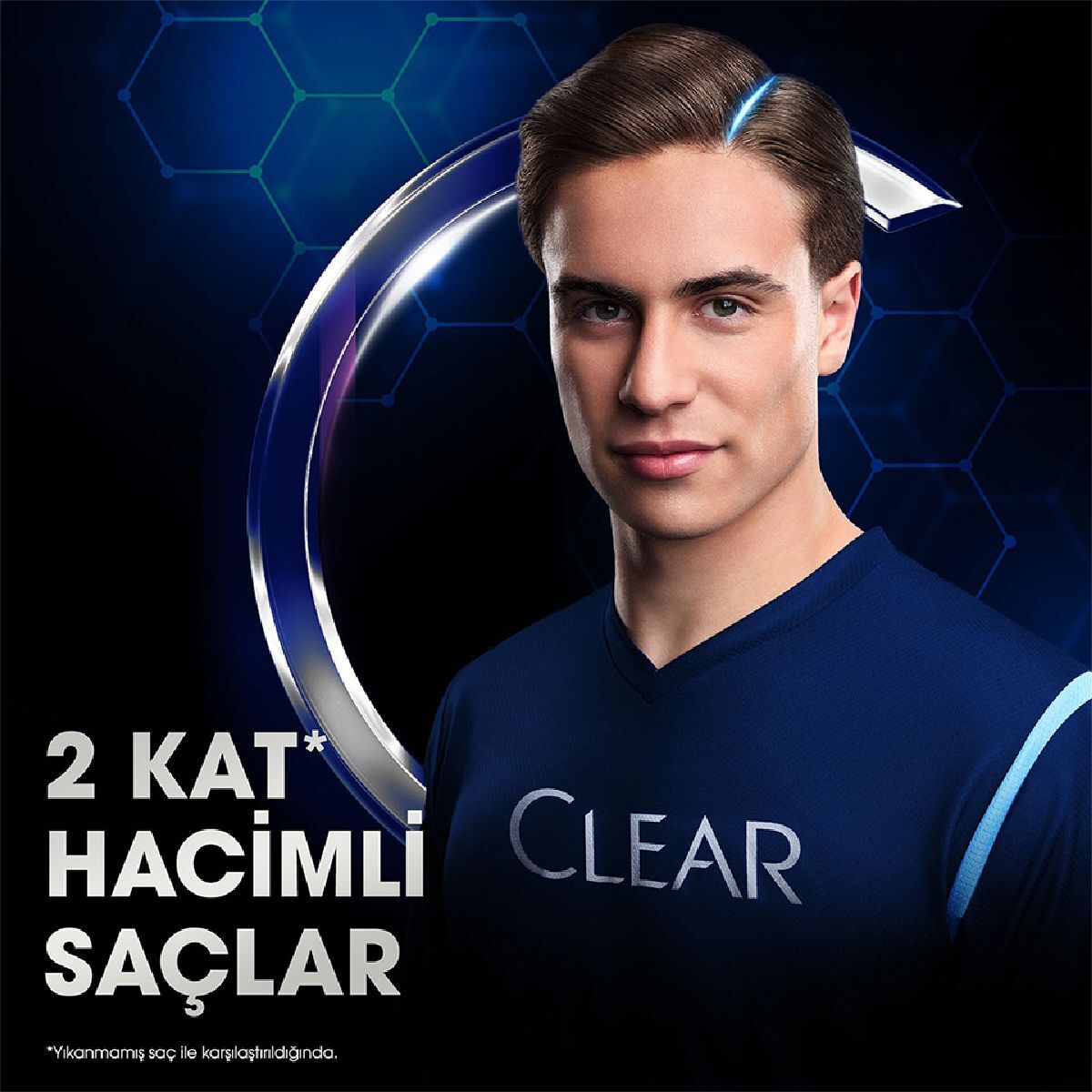 CLEAR CLEAR Clear Men Kepeğe Karşı Ultra Hacim Etkili Şampuan Legends Kenan Yıldız 350 ml 1 of 7