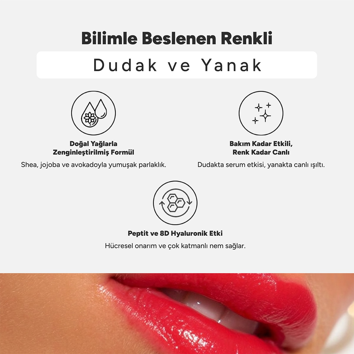 LA FAE LA FAE La Faé Lip & Cheek Peptide Tint Crush Red 1 of 7