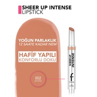 FLORMAR FLORMAR Flormar Sheer Up Intense Ruj 002 No Filter 1 of 9