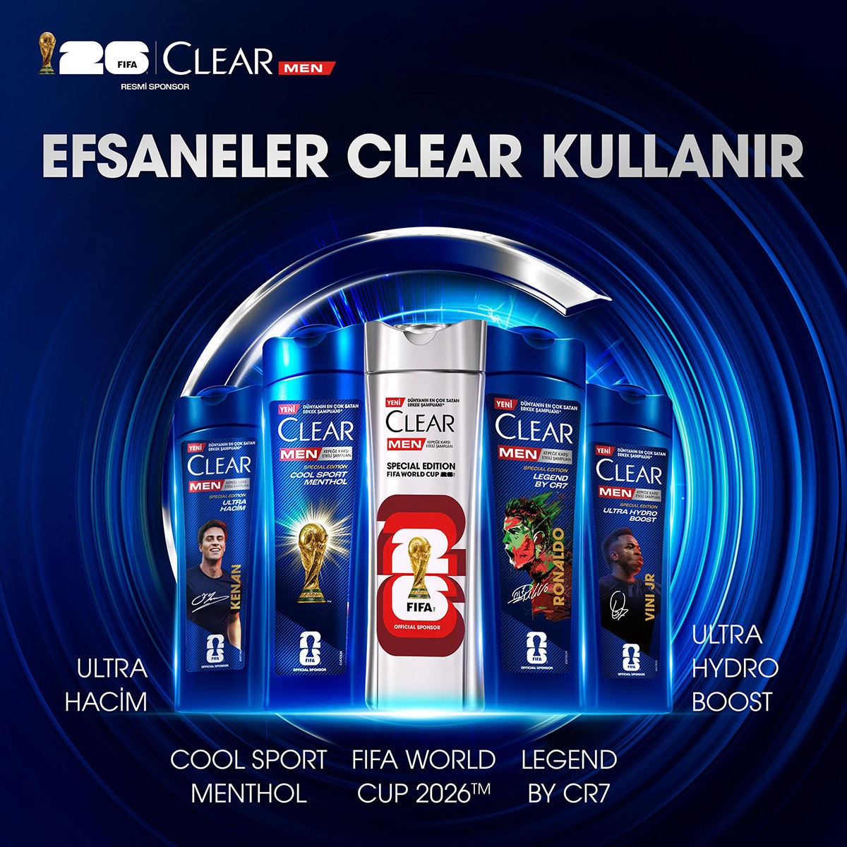 CLEAR CLEAR Clear Men Şampuan FIFA World Cup 330 ml 1 of 12