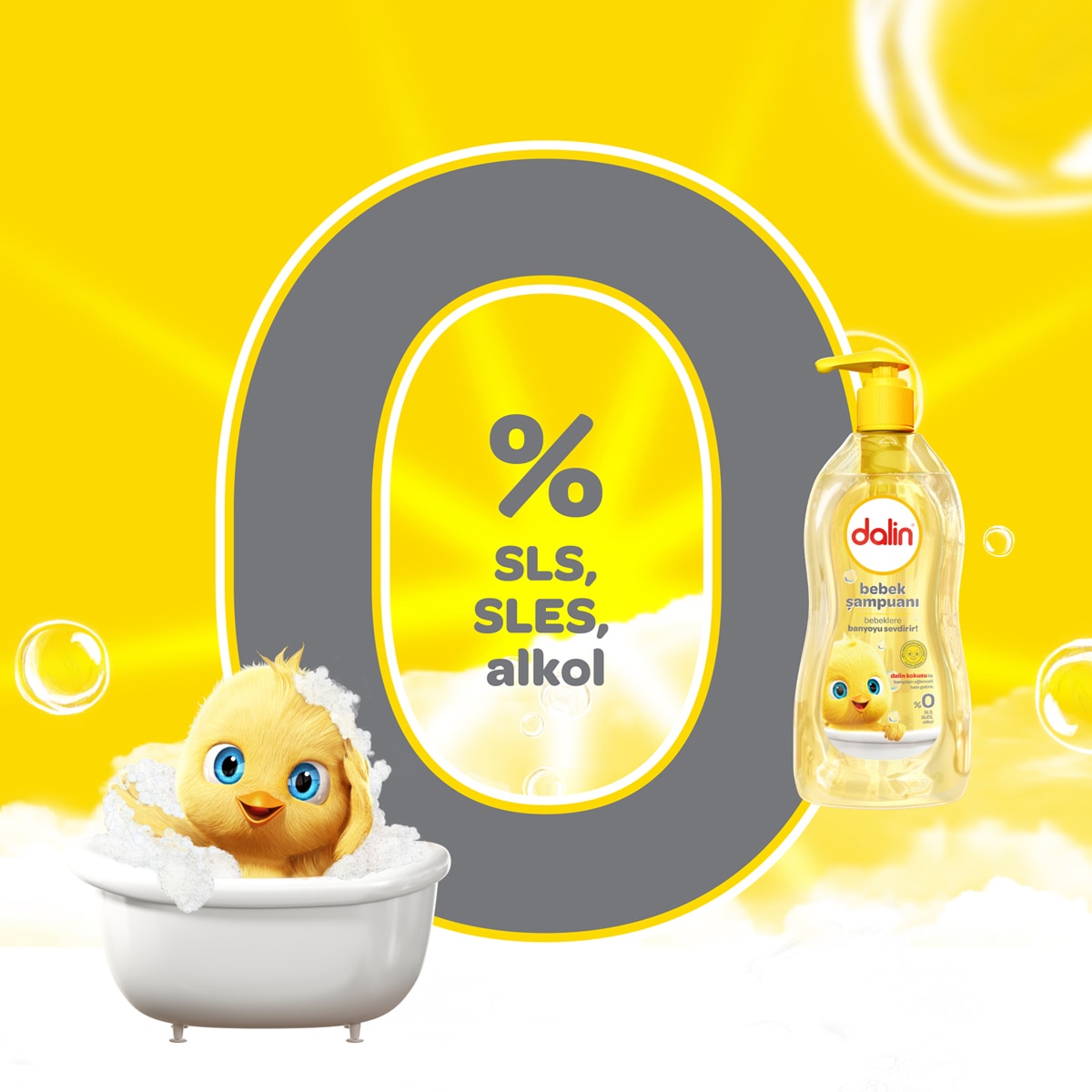  DALİN DALİN Dalin Pompalı Bebek Şampuanı 500 ml  1 of 7 