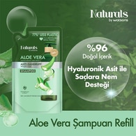  NATURALS BY WATSONS NATURALS BY WATSONS Naturals By Watsons Aloe Vera Şampuan Refill 450 ml  1 of 3 