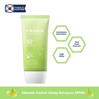  FRUDIA FRUDIA Frudia Green Grape Sebum Kontrolü Sağlayan Serinletici Yüz Güneş Kremi SPF50+ PA++++ 50g  