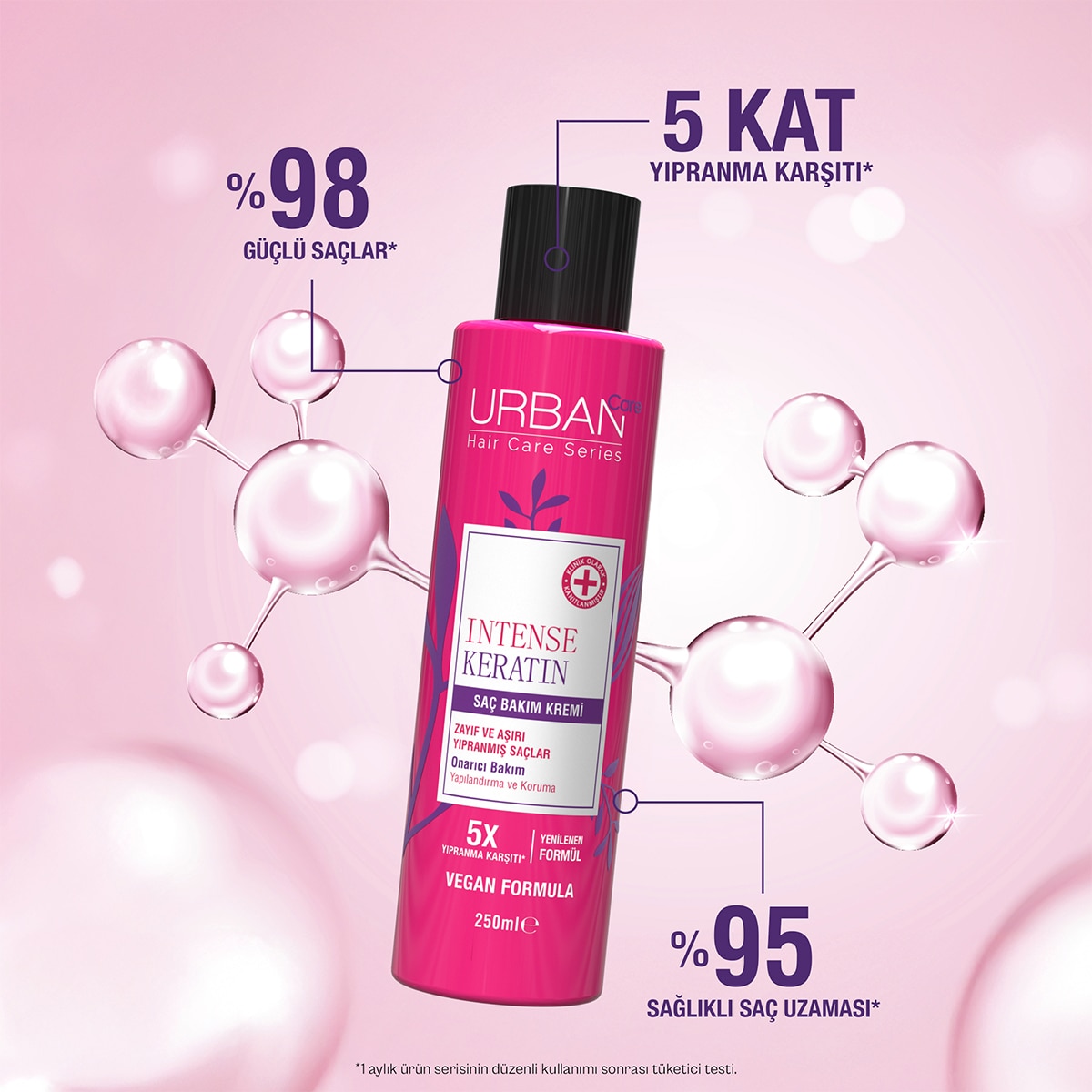  URBAN CARE URBAN CARE Urban Care Intense Keratin Yoğun Hasar Onarıcı Saç Bakım Kremi 250 ml  1 of 6 