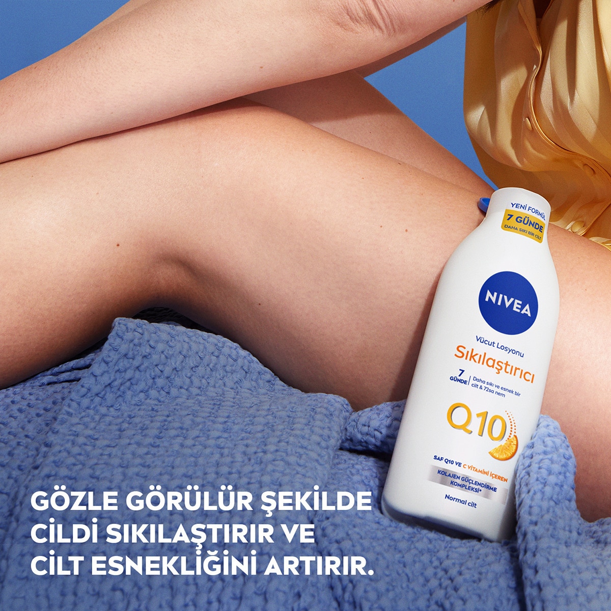  NIVEA BODY NIVEA BODY NIVEA Q10 Sıkılaştırıcı ve Nemlendirici Vücut Bakım Losyonu 250ml, C Vitamini  1 of 7 