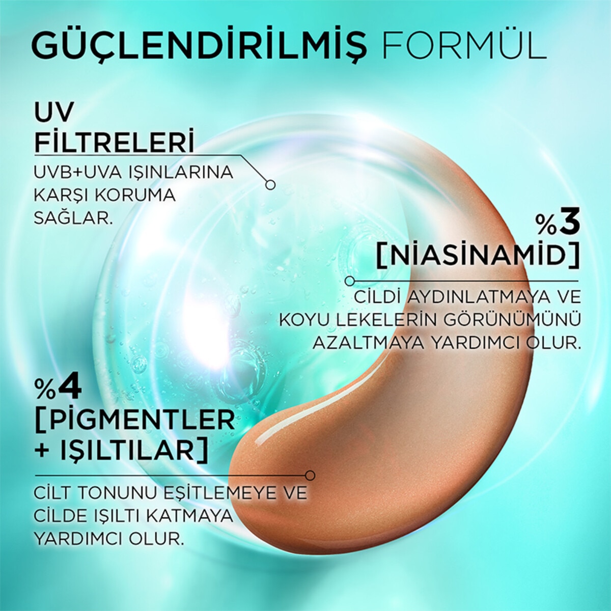  LOREAL PARIS LOREAL PARIS L'Oreal Paris Bright Reveal Renkli Yüz Güneş KremiSPF50+ 50 ml Medium Koyu Leke Karşıtı  1 of 11 