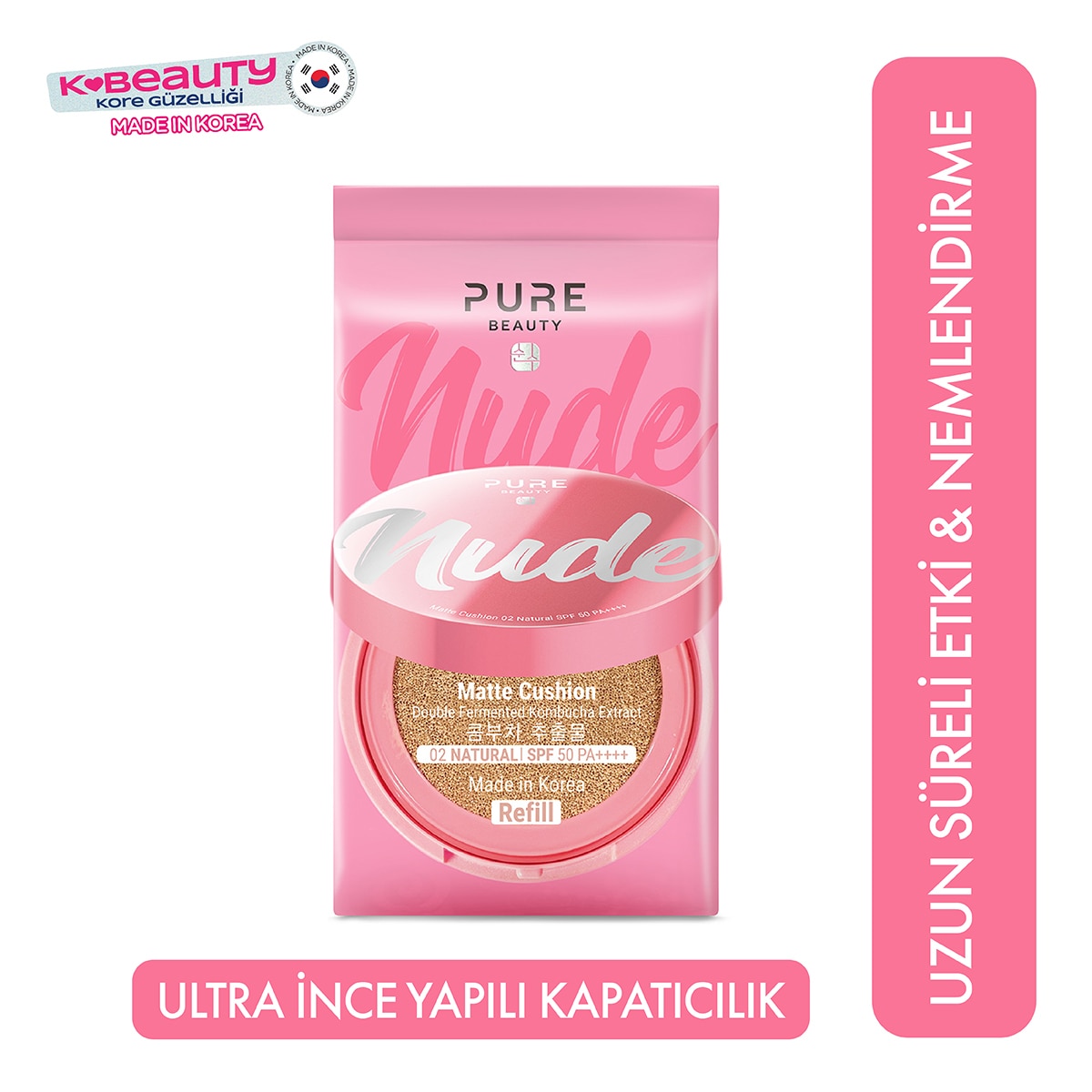  PURE BEAUTY PURE BEAUTY PURE BEAUTY CUSHION KREM NATURAL REFILL  12 GR  1 of 1 PURE BEAUTY CUSHION KREM NATURAL REFILL  12 GR
