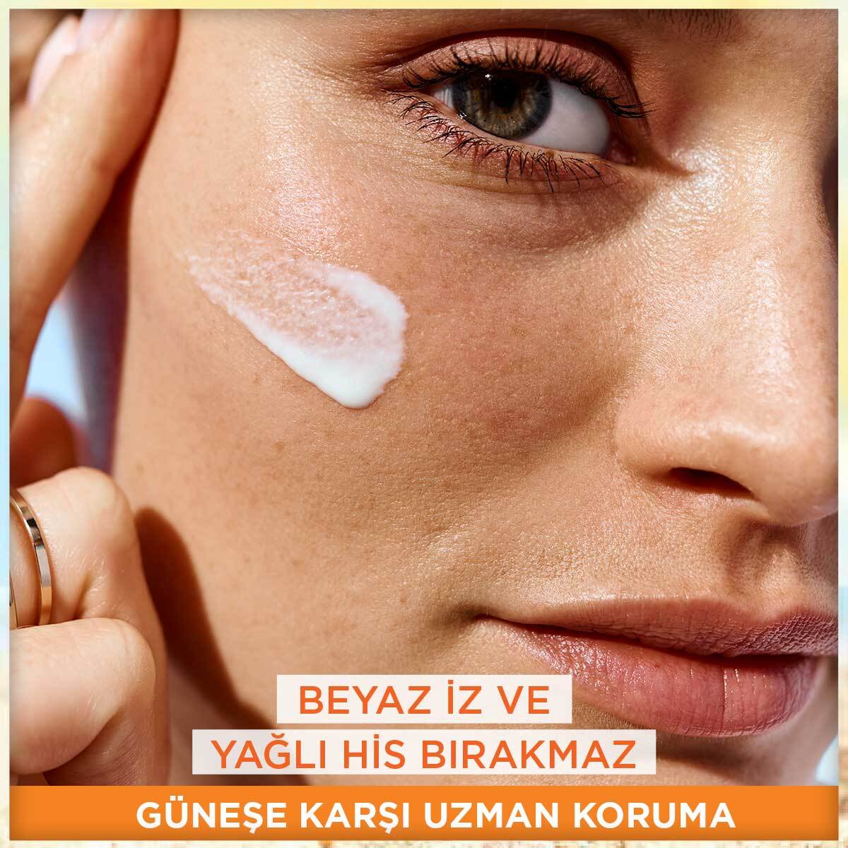  A.SOLAIRE A.SOLAIRE Garnier Ambre Solaire Super UV C Vitamini Koyu Leke Karşıtı Fluid Yüz Güneş Kremi SPF50+ 40ML  1 of 8 