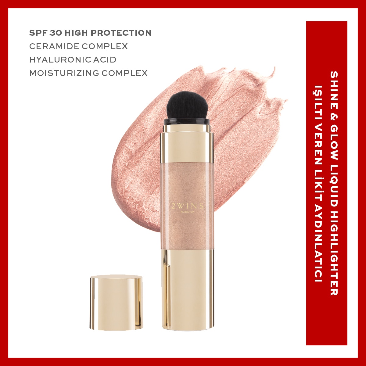 undefined 2WINS MAKE UP 2Wins Make Up Shine & Glow Likit Aydınlatıcı 1 of 8