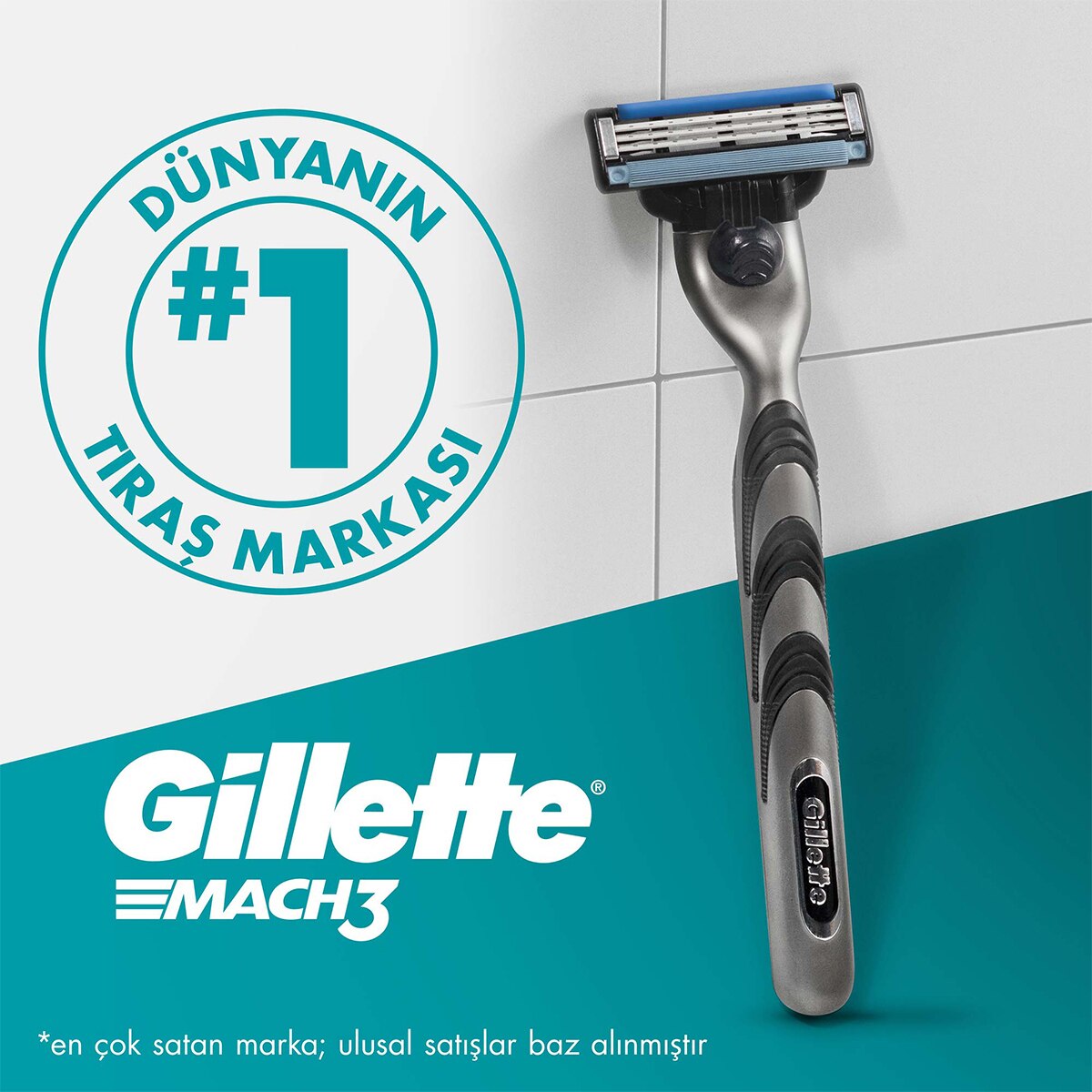 GILLETTE GILLETTE Gillette Mach3 Yedek Tıraş Bıçağı 4 Adet 1 of 11