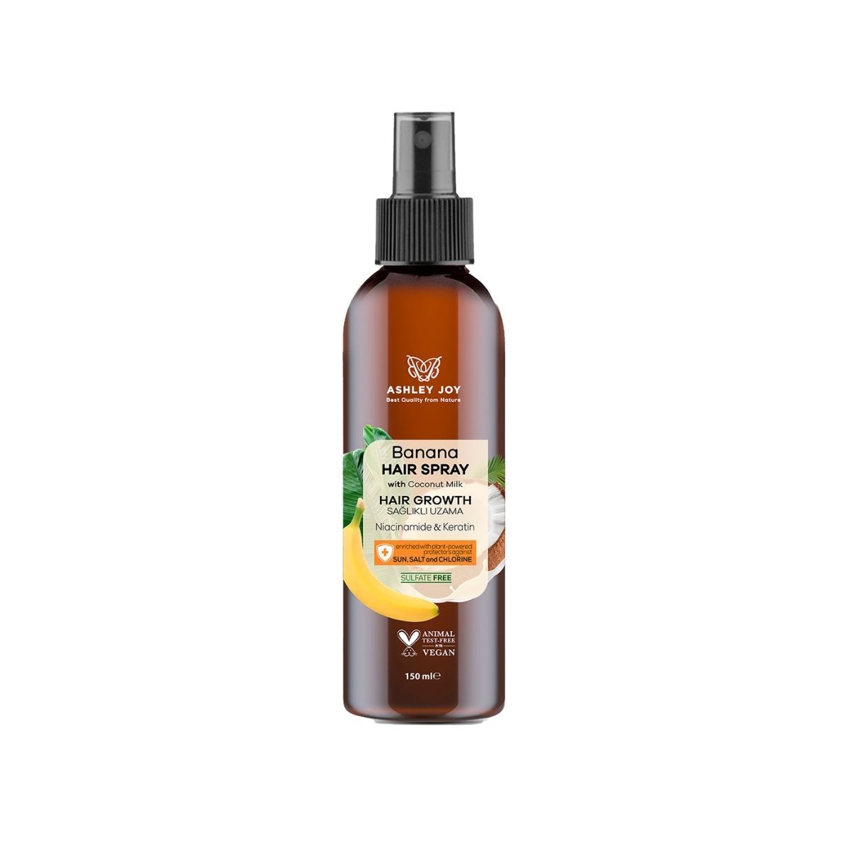ASHLEY JOY ASHLEY JOY EXC. Ashley Joy Banana Koruyucu Saç Bakım Sprey 150 ml 1 of 2