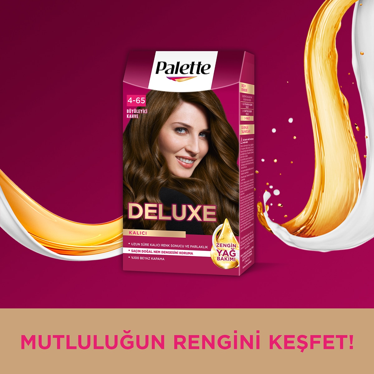PALETTE PALETTE Palette Deluxe Saç Boyası 4-65 Büyüleyici Kahve 1 of 11