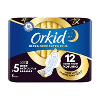 Orkid Ultra Hijyenik Ped Gece Extra Plus 5 Adet