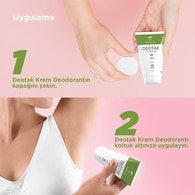 Deotak Plus Krem Deodorant 35 ml